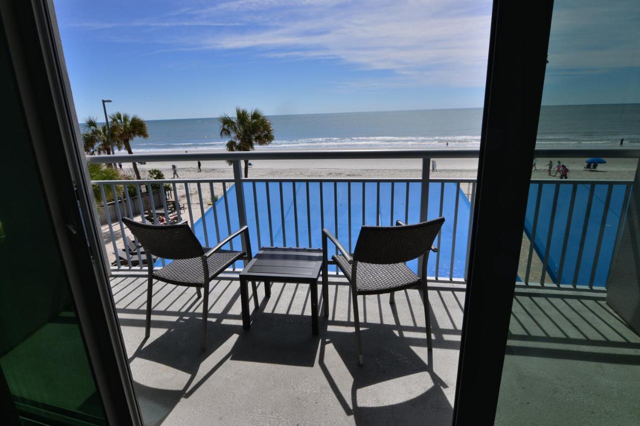 Spectacular Ocean Front Real 1 Bedroom Condo, 2 Ba Myrtle Beach Eksteriør billede