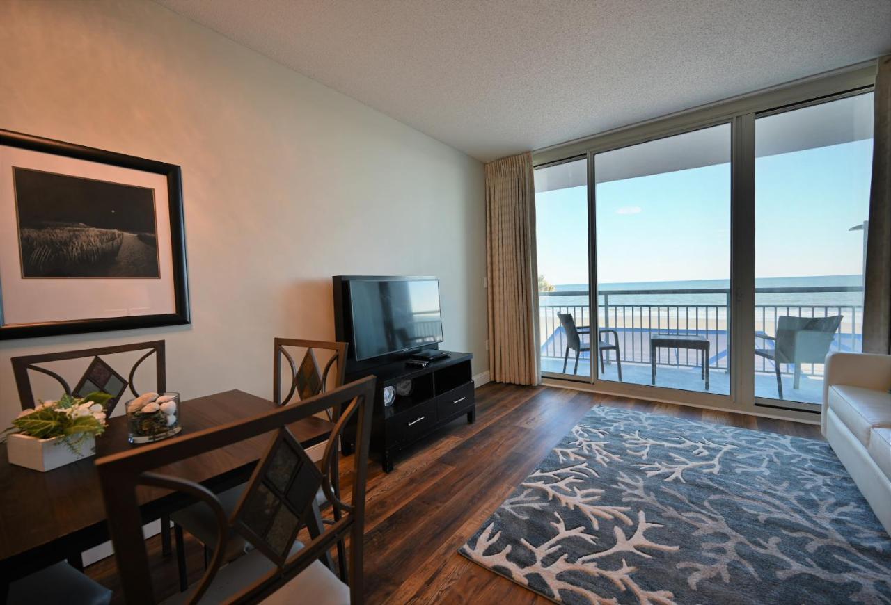 Spectacular Ocean Front Real 1 Bedroom Condo, 2 Ba Myrtle Beach Eksteriør billede
