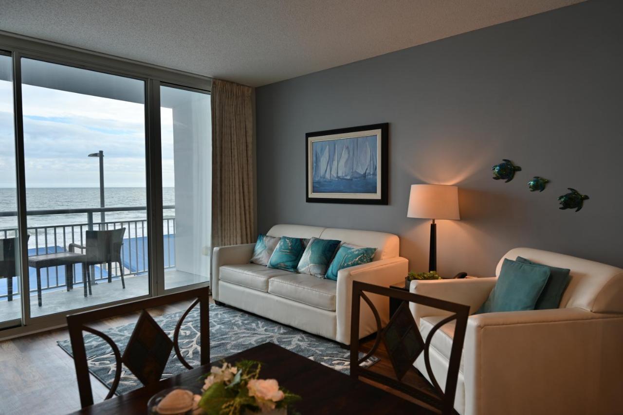 Spectacular Ocean Front Real 1 Bedroom Condo, 2 Ba Myrtle Beach Eksteriør billede