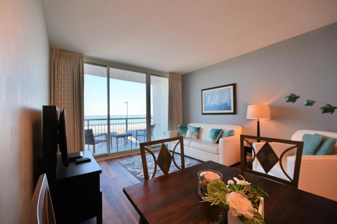 Spectacular Ocean Front Real 1 Bedroom Condo, 2 Ba Myrtle Beach Eksteriør billede